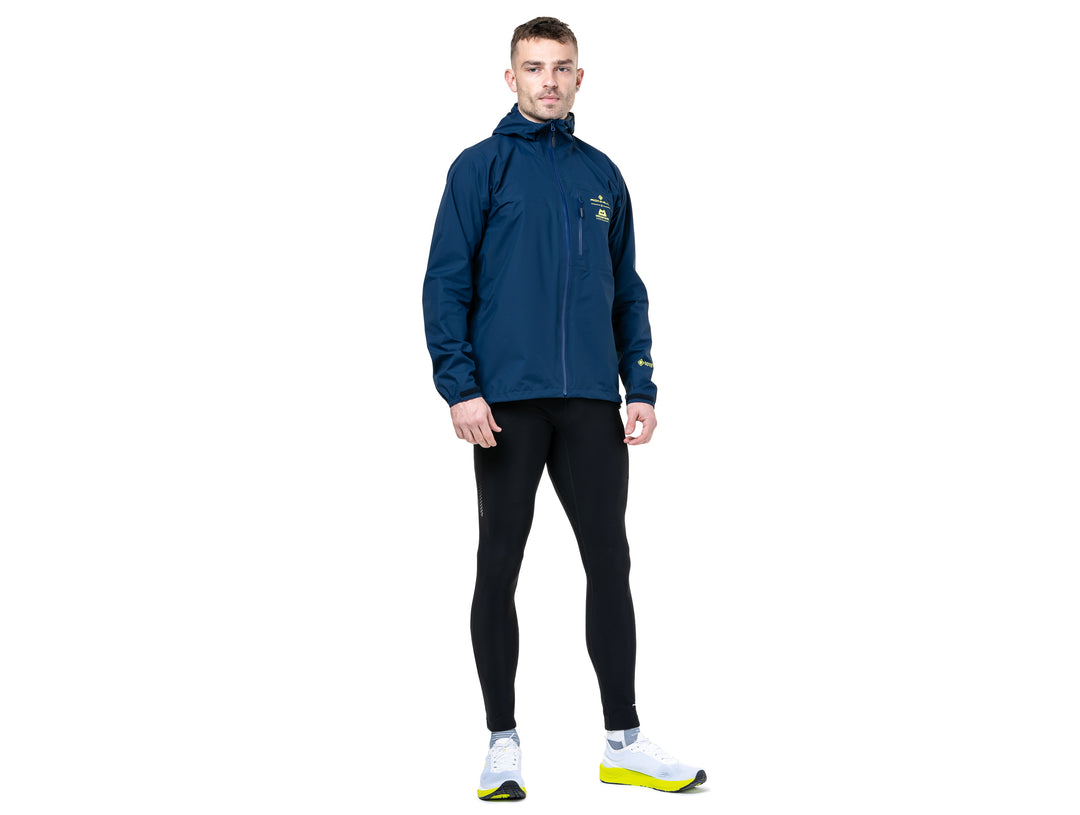 RonHill Mens Tech Gore-Tex Waterproof Mercurial Jacket 2 - Dark Navy - AW25