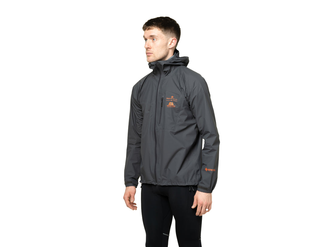 RonHill Mens Tech Gore-Tex Waterproof Mercurial Jacket 2 - Oxide/Ronhill Red - SS26