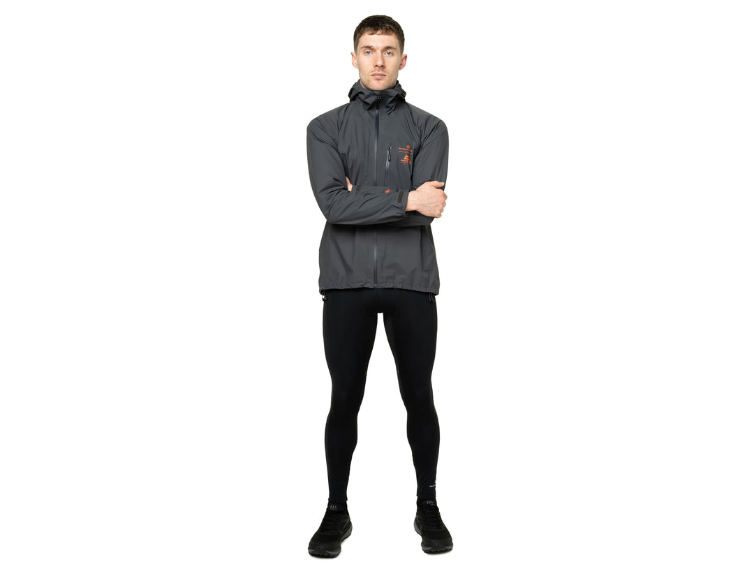 RonHill Mens Tech Gore-Tex Waterproof Mercurial Jacket 2 - Oxide/Ronhill Red - SS26