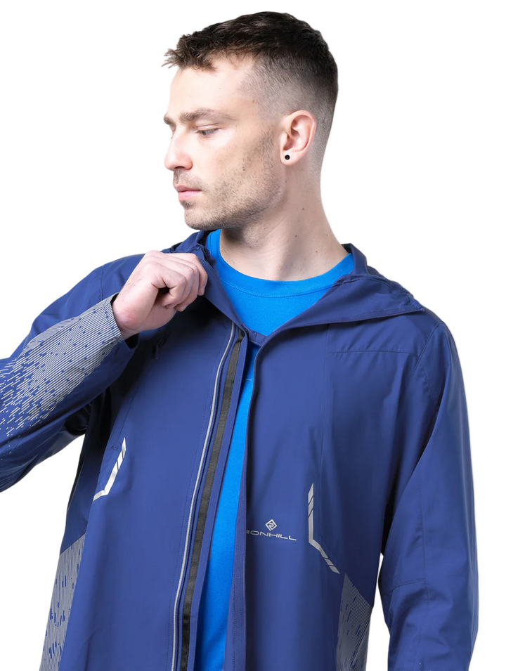 RonHill Mens Tech Reflect Jacket - Ocean/Reflect - AW25
