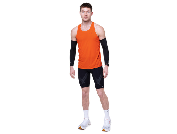 RonHill Mens Tech Race Half Tight - All Black - SS26