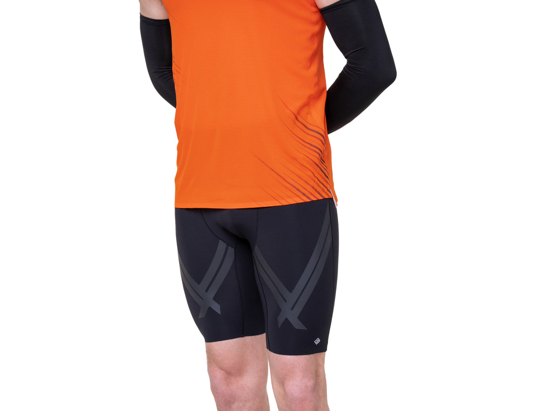 RonHill Mens Tech Race Half Tight - All Black - SS26