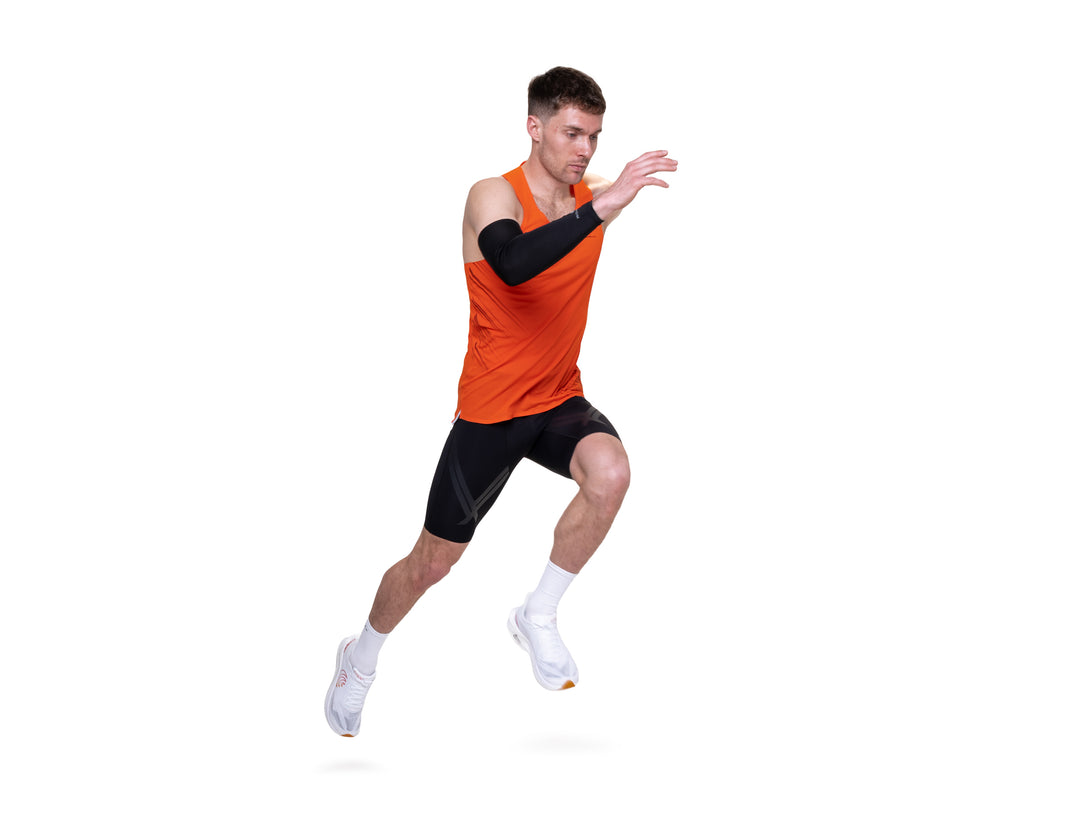 RonHill Mens Tech Race Half Tight - All Black - SS26