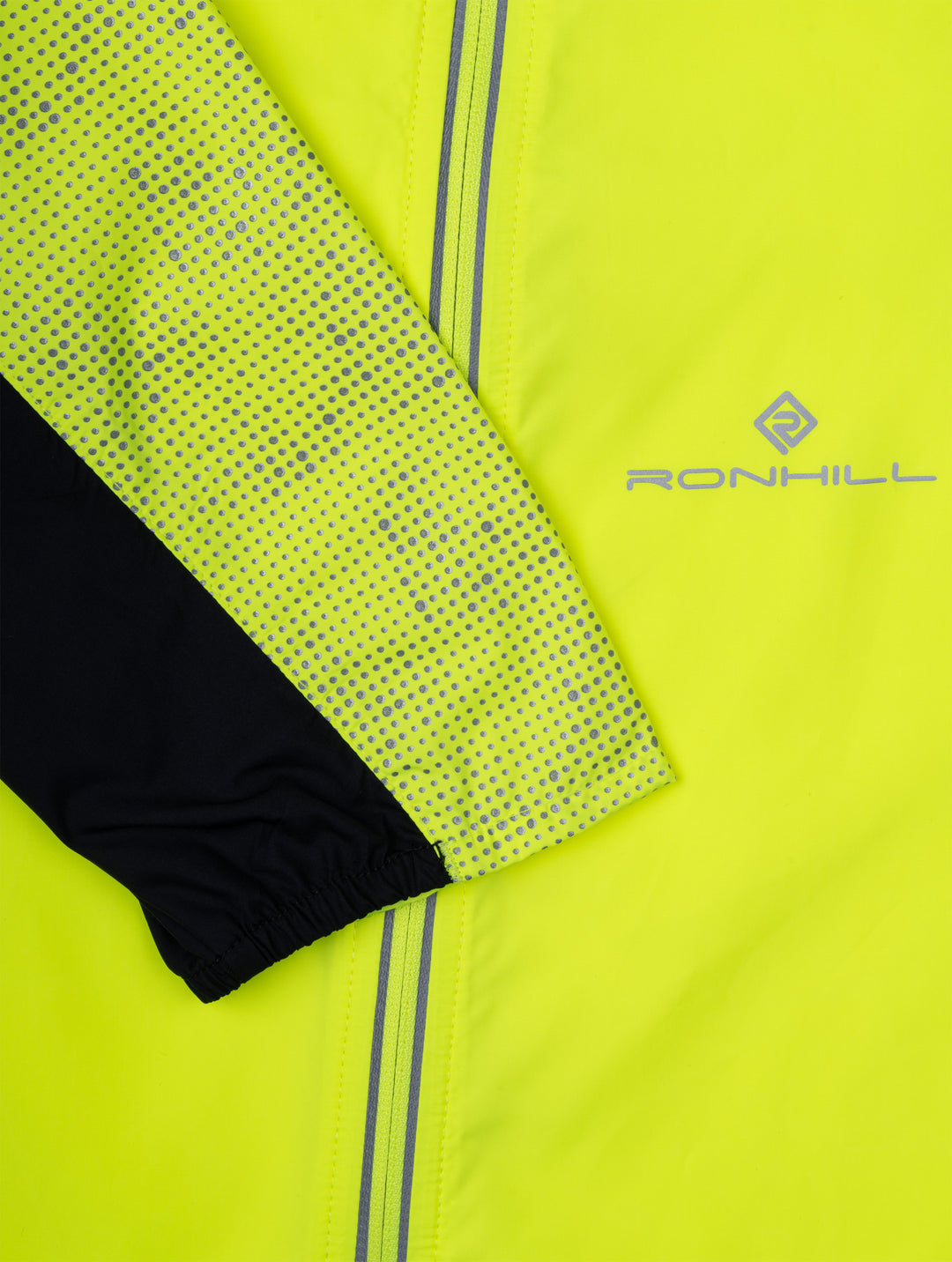 RonHill Mens Tech Reflect Jacket - Fluo Zest/Black/Reflect - AW26