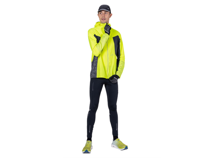 RonHill Mens Tech Reflect Jacket - Fluo Zest/Black/Reflect - AW26