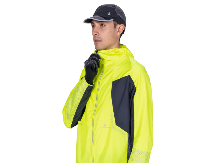 RonHill Mens Tech Reflect Jacket - Fluo Zest/Black/Reflect - AW26