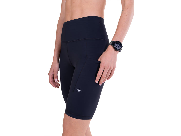 RonHill Womens Tech Contour Stretch Short - All Black