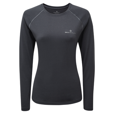RonHill Womens Core L/S Tee - All Black