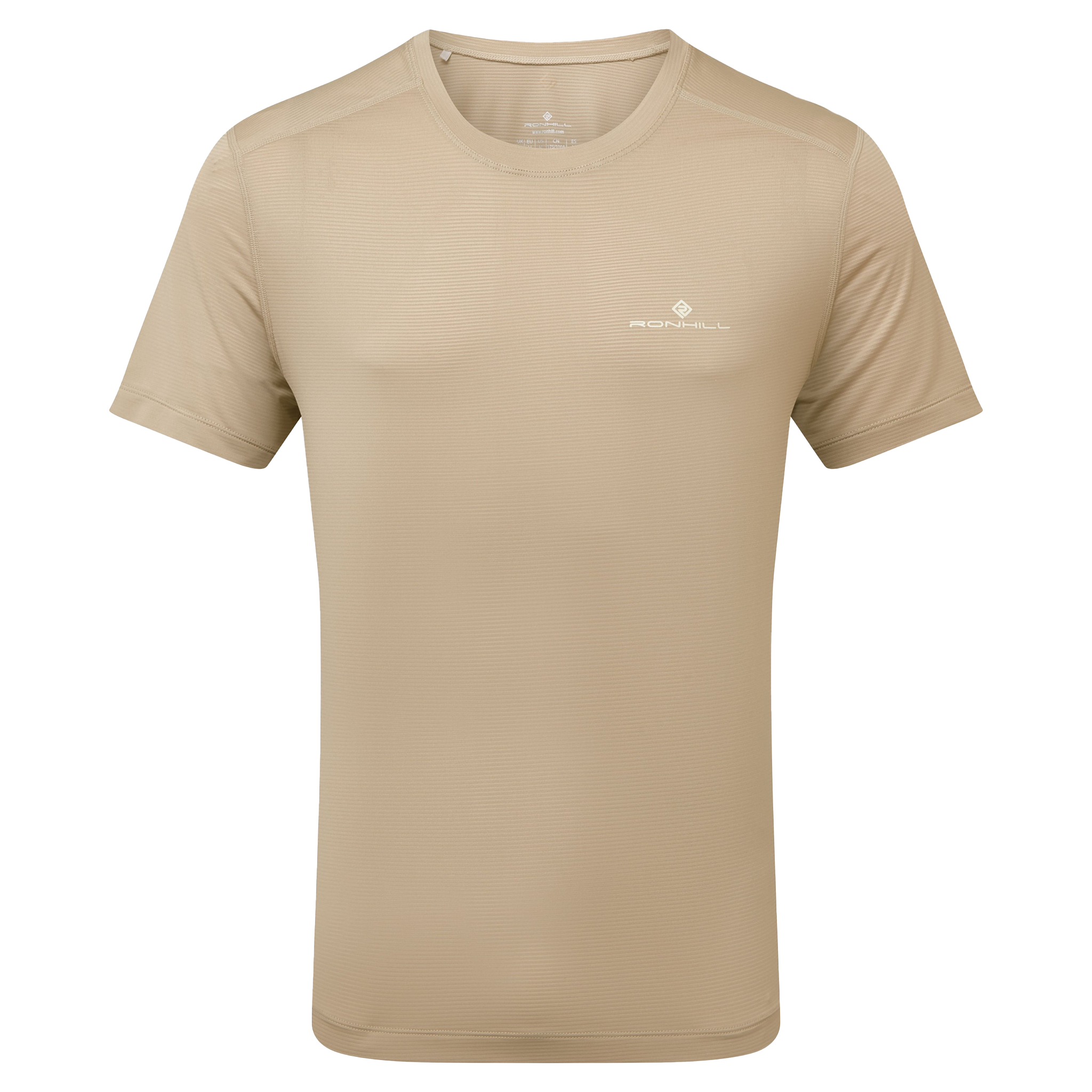 RonHill Mens Tech S/S Tee - Latte/Vanilla