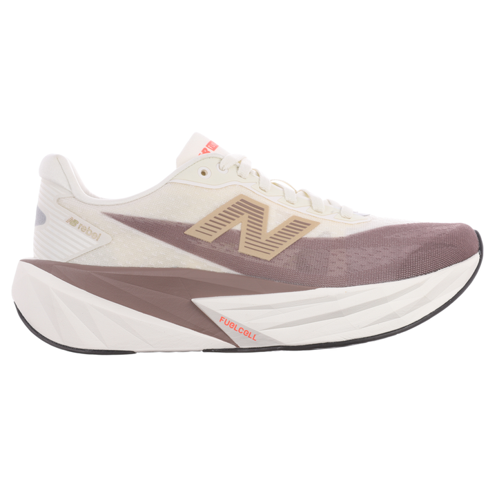 New Balance Womens FuelCell Rebel V5 Wide (D Width) - Angora/Earth Shadow/Sea Salt - Neutral - AW25