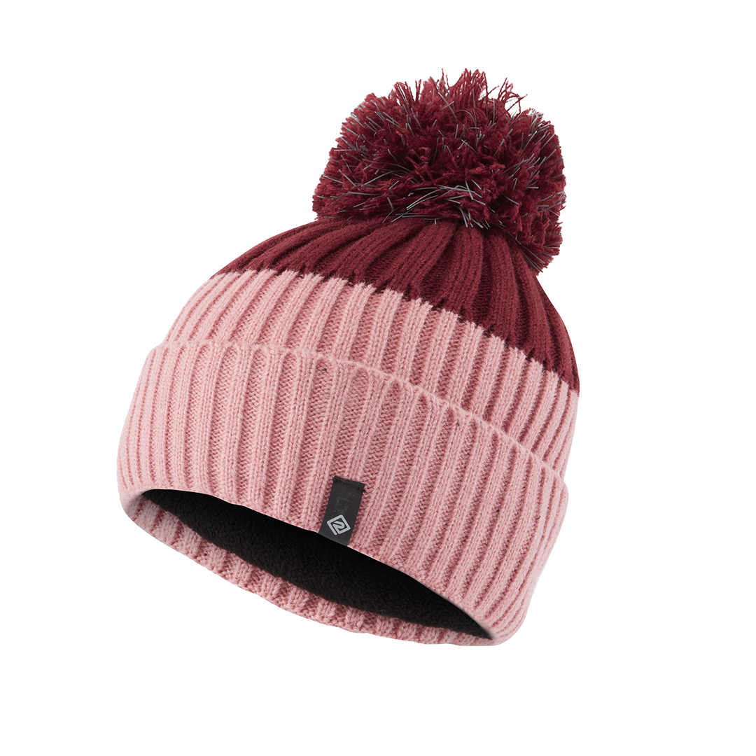 RonHill Bobble Hat - Blush/Cabernet