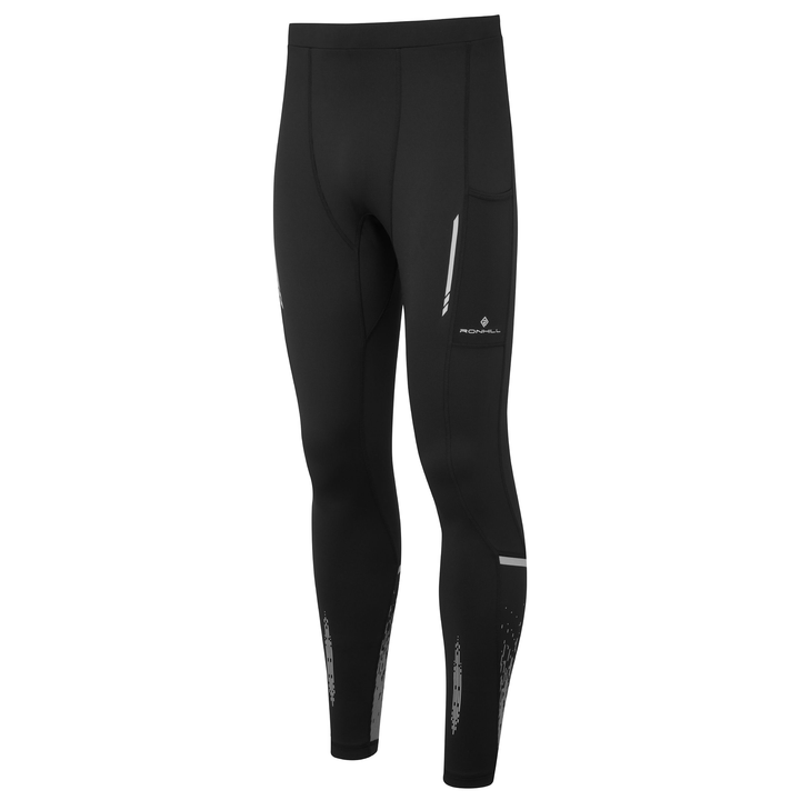 RonHill Men's Tech Reflect Tight - Black/Reflect