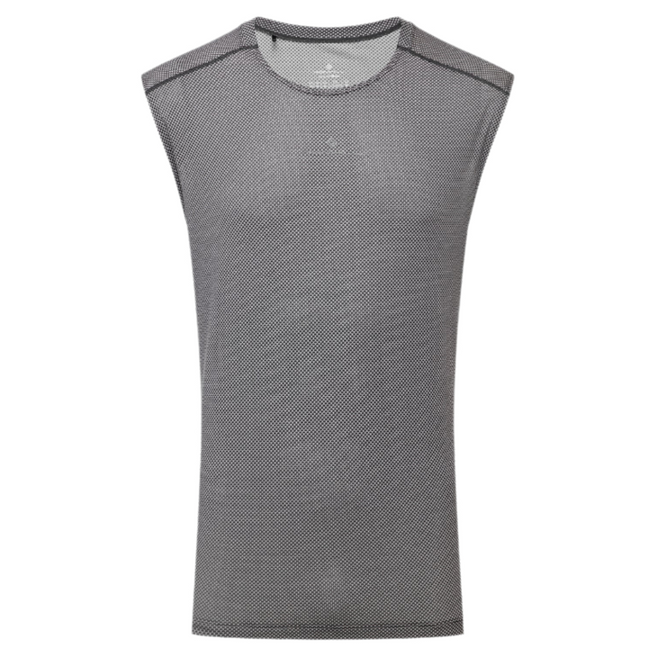 RonHill Mens Tech Golden Hour Tank - Black Matrix - SS25