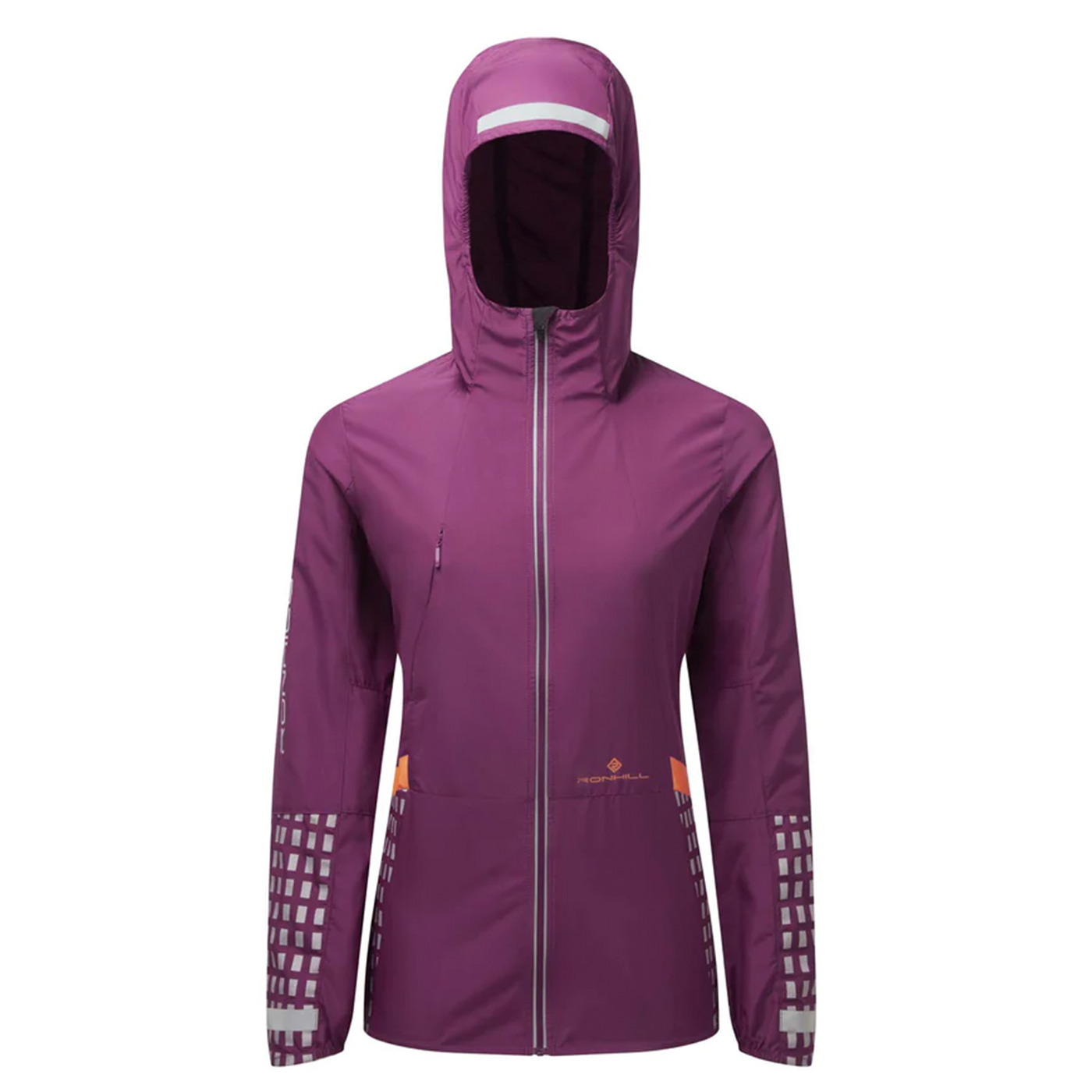 RonHill Womens Tech Afterhours Jacket - Grape/Mango/Reflect