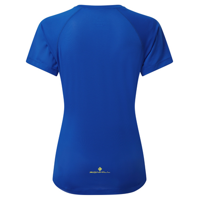 RonHill Womens Tech S/S Tee - Azurite/Sun