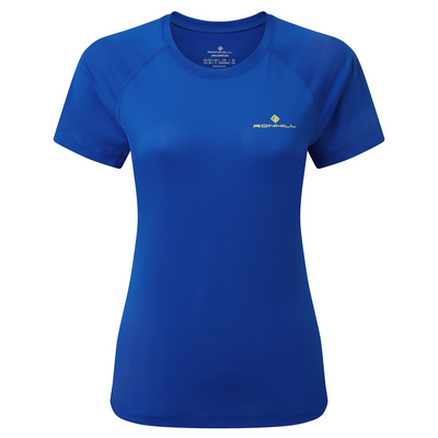 RonHill Womens Tech S/S Tee - Azurite/Sun