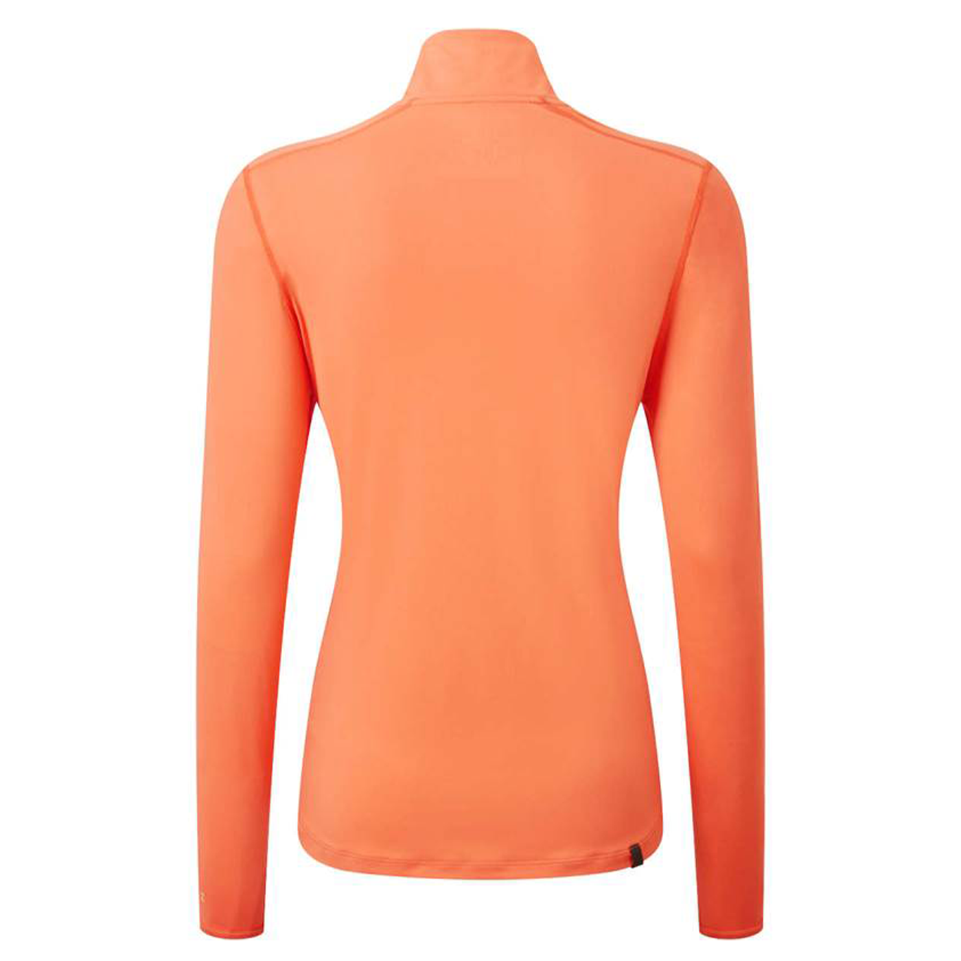 RonHill Womens Tech Thermal 1/2 Zip Tee - Peach/Lemongrass