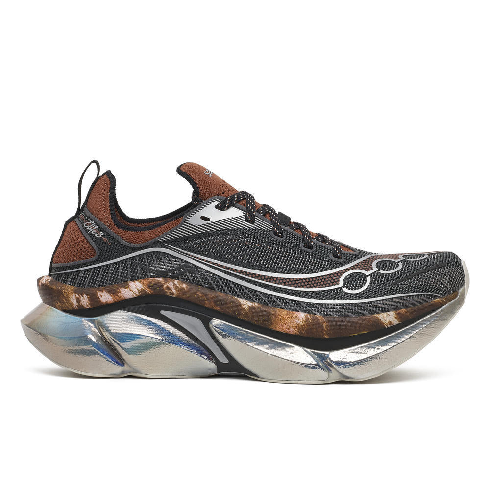Saucony Unisex Endorphin Elite 3 - Black/Chrome - Neutral - AW26