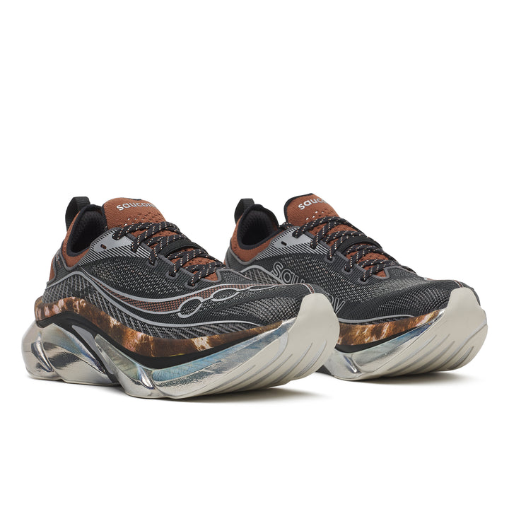 Saucony Unisex Endorphin Elite 3 - Black/Chrome - Neutral - AW26