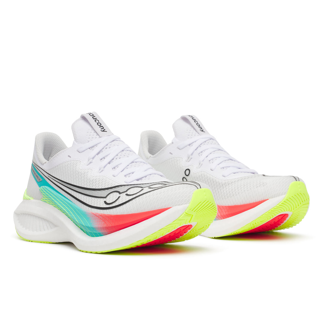 Saucony Womens Endorphin Pro 5 - White/Multi - Neutral - AW26