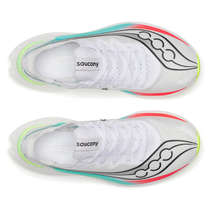 Saucony Womens Endorphin Pro 5 - White/Multi - Neutral - AW26