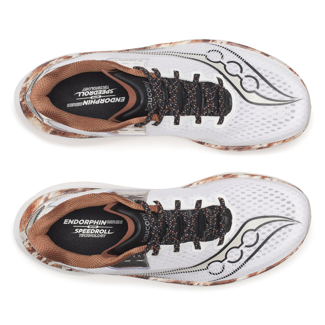 Saucony Mens Endorphin Azura - White/Chrome - Neutral - AW26