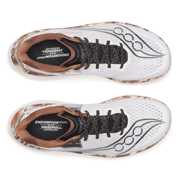 Saucony Mens Endorphin Azura - White/Chrome - Neutral - AW26