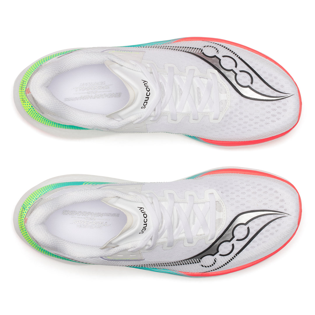Saucony Mens Endorphin Azura - White/Multi - Neutral - AW26