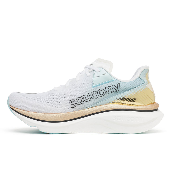Saucony Mens Endorphin Azura New York - White/Gold - Neutral - AW26