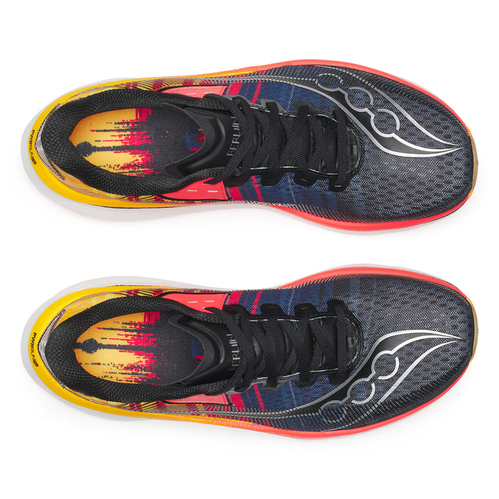 Saucony Mens Endorphin Azura Berlin - Black/Fusion - Neutral - AW26