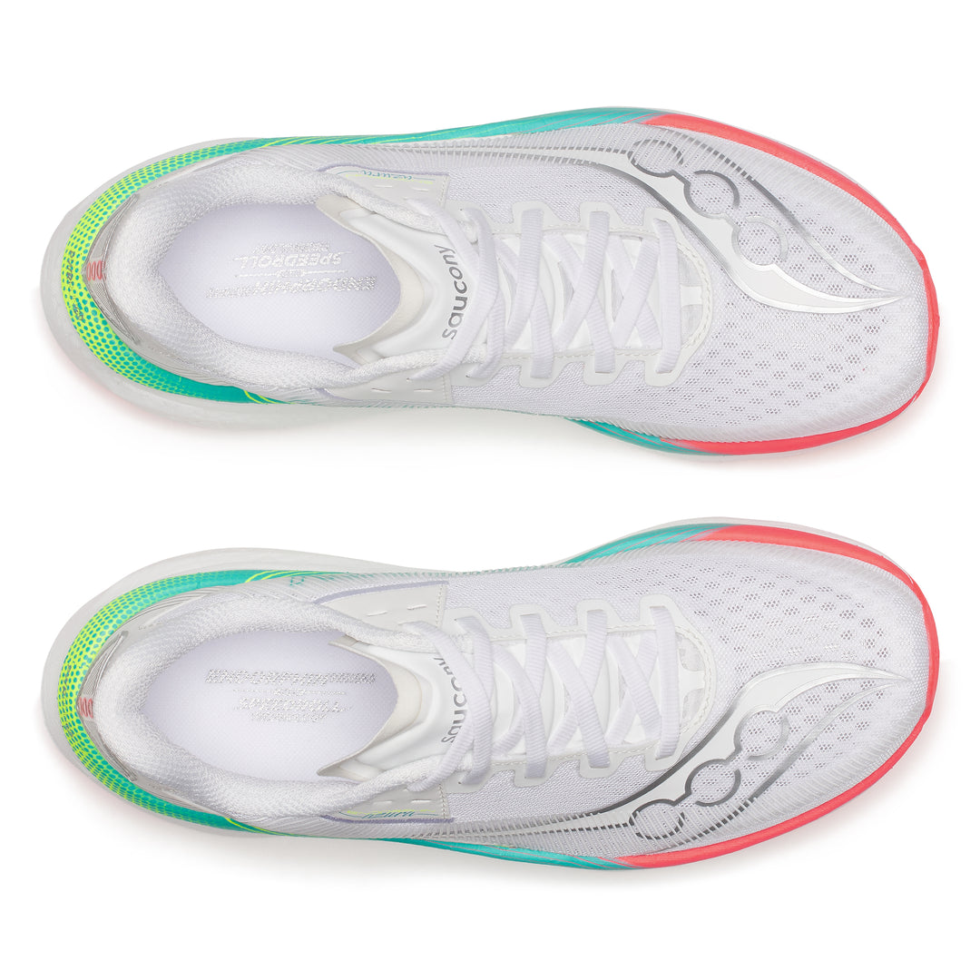 Saucony Womens Endorphin Azura - White/Multi - Neutral - AW26