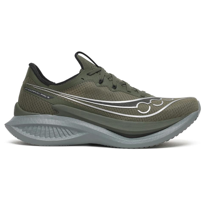 Saucony Mens Endorphin Pro 5 - Fatigue/Black - Neutral - AW26