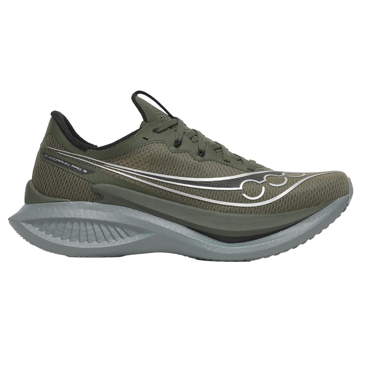 Saucony Mens Endorphin Pro 5 - Fatigue/Black - Neutral - AW26