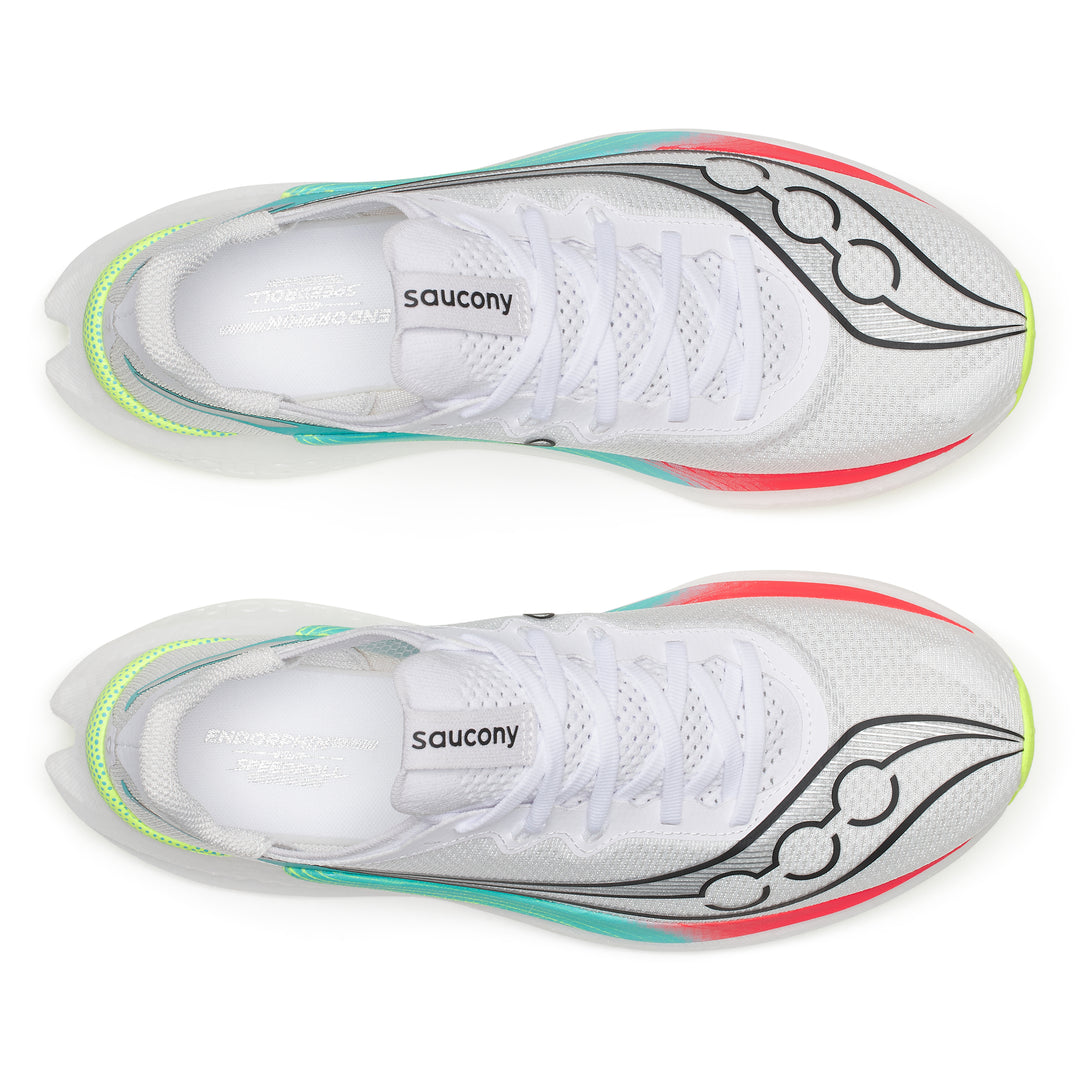 Saucony Mens Endorphin Pro 5 - White/Multi - Neutral - AW26
