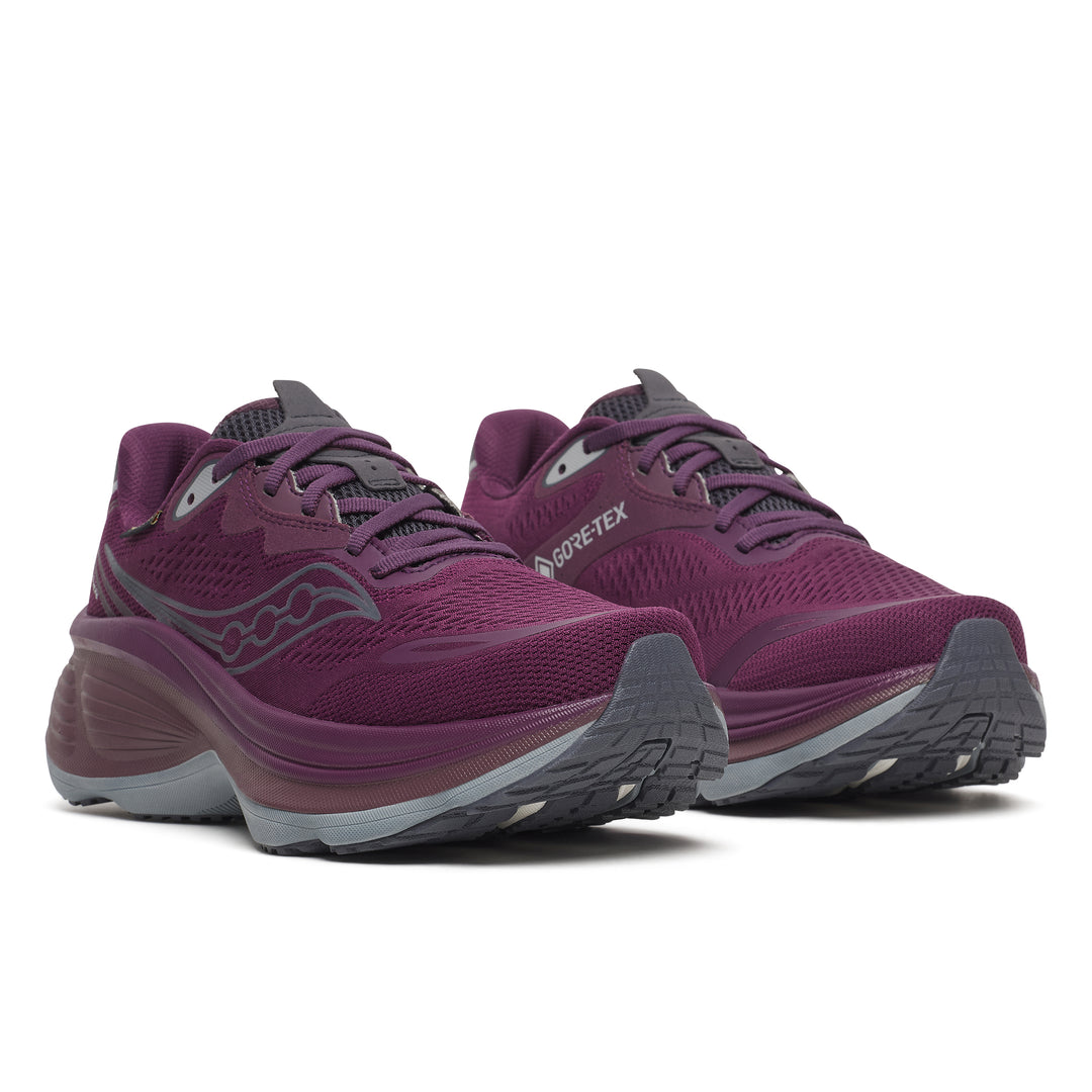Saucony Womens Hurricane 26 GTX - Eggplant/Cinder - Stability - AW26