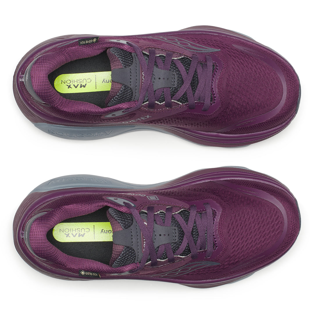 Saucony Womens Hurricane 26 GTX - Eggplant/Cinder - Stability - AW26