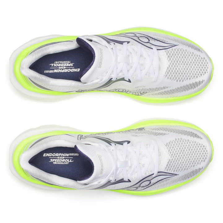Saucony Mens Endorphin Speed 6 - White/Citron - Neutral - SS27