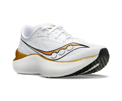 Saucony Womens Endorphin Pro 3 - White/Gold - Neutral
