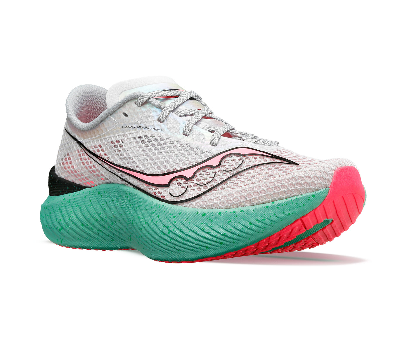 Saucony Womens Endorphin Pro 3 - Fog/Vizipink - Neutral