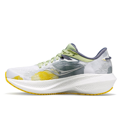 Saucony Womens Triumph 21 - White/Fern - Neutral