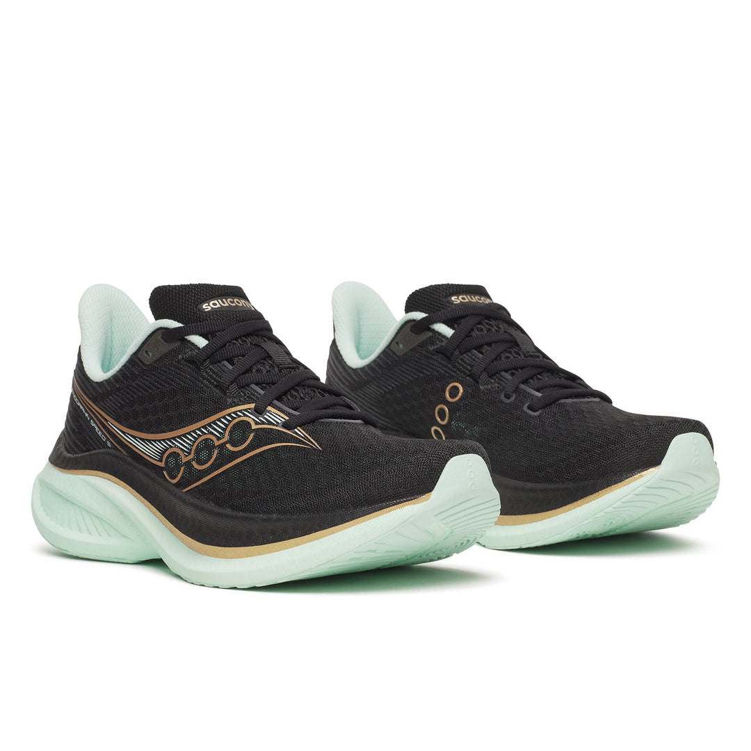 Saucony Damen Endorphin Speed 5 – Schwarz/Calm – Neutral – SS26