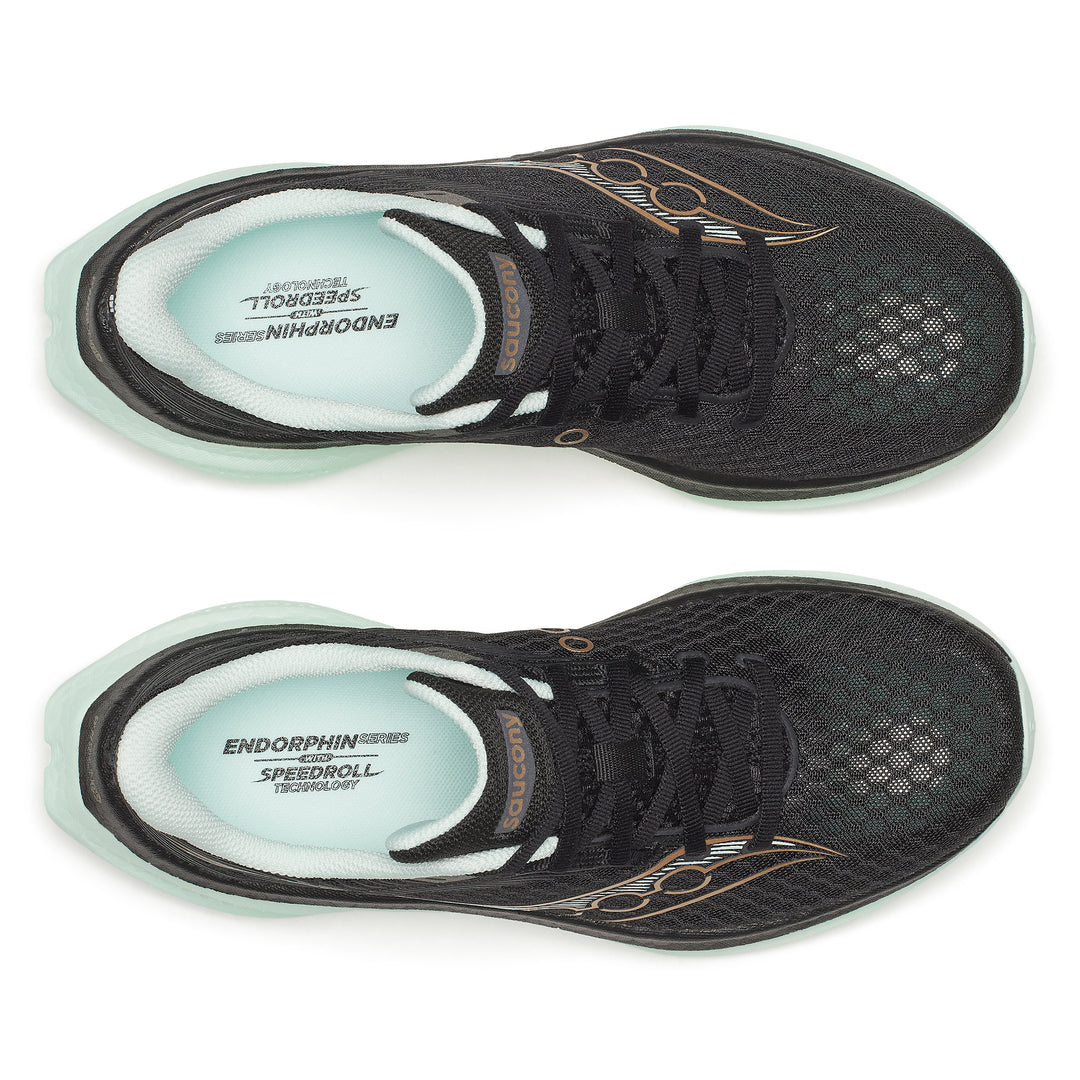 Saucony Damen Endorphin Speed 5 – Schwarz/Calm – Neutral – SS26