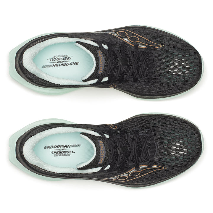 Saucony Damen Endorphin Speed 5 – Schwarz/Calm – Neutral – SS26