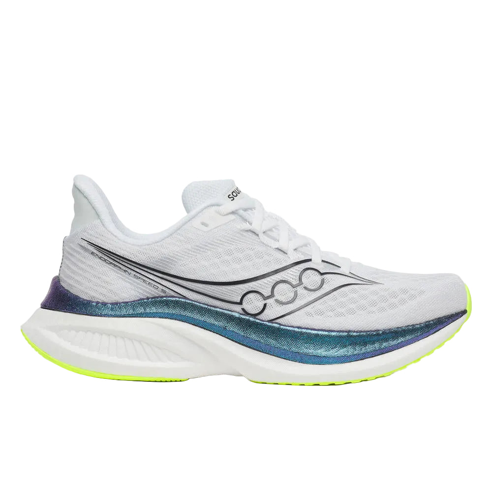 Saucony Femme Endorphin Speed 5 - Blanc/Nightsky - Neutre - SS26