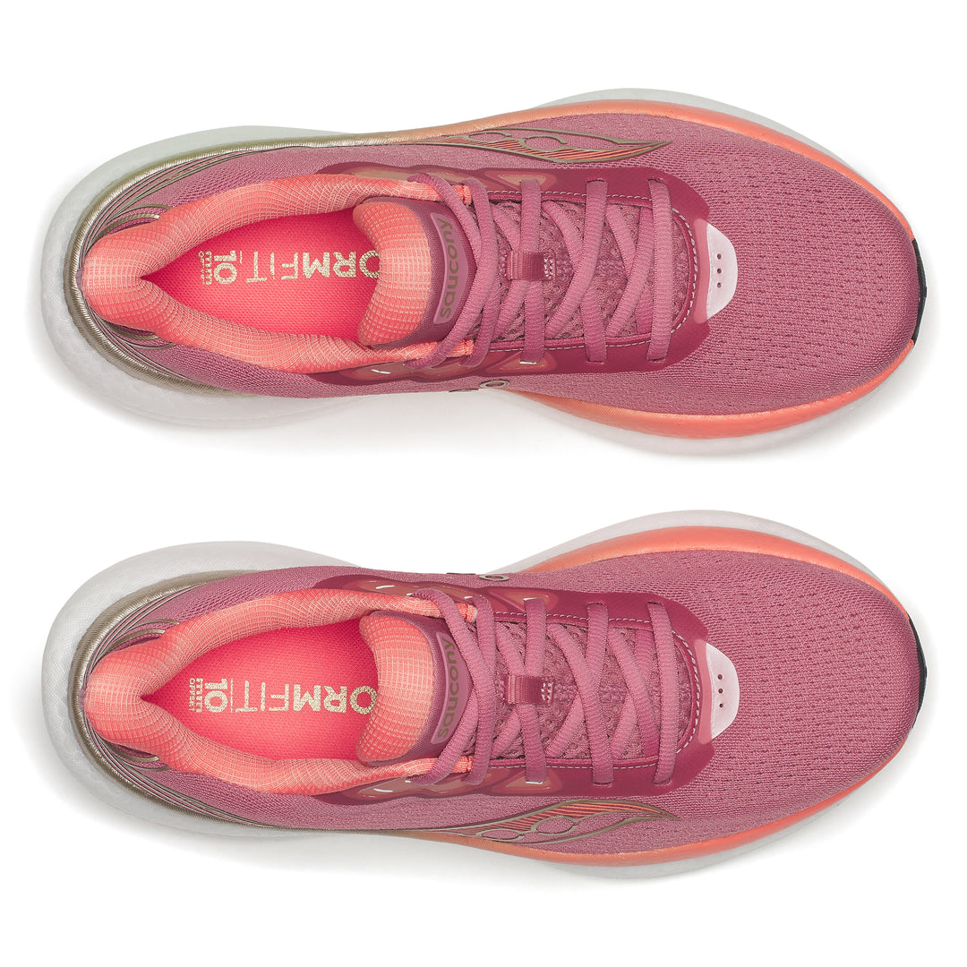 Saucony Womens Triumph 23 - Mauve/Black - Neutral - SS26