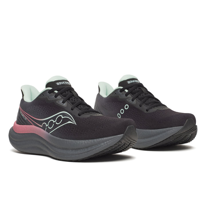 Saucony Womens Triumph 23 - Black/Calm - Neutral - SS26