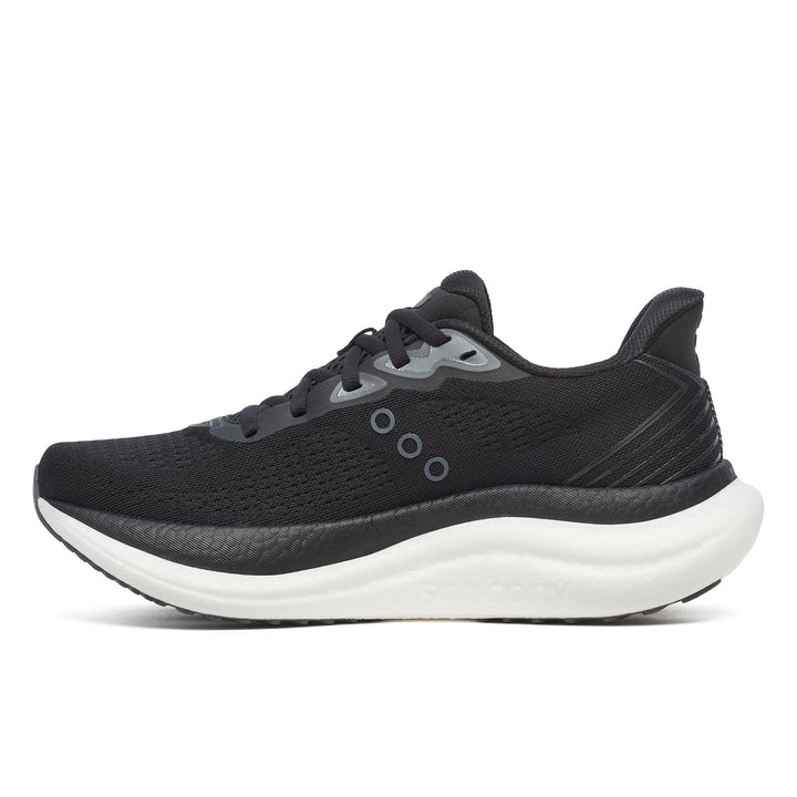 Saucony Mens Triumph 23 - Black/White - Neutral - SS26