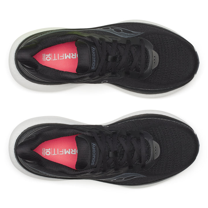 Saucony Mens Triumph 23 - Black/White - Neutral - SS26