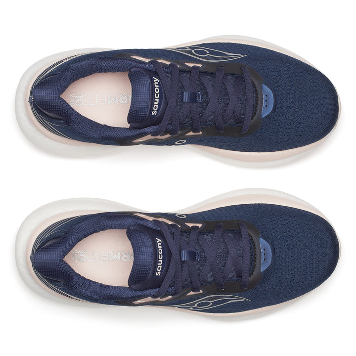 Saucony Womens Triumph 23 - Navy/Cameo - Neutral - AW25