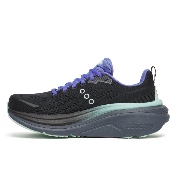 Saucony Womens Hurricane 25 - Black/Calm - Stability - SS26
